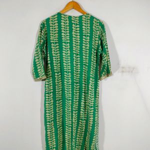 Green Casual Kurta (Women's)