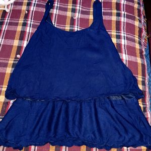 New Neavy Blue Crop Top