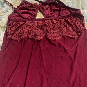 Beautiful Maroon Nighty