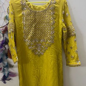 Beautiful Ethnic Yellow Suit