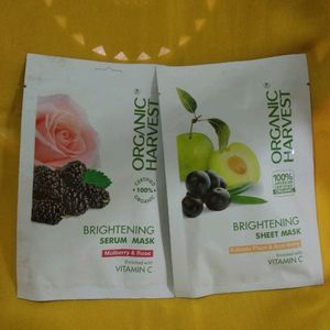 Organic Harvest Brightening Sheet Mask Combo🥳 ❤