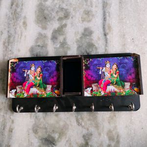 Krishna Print Mobile,Key And Pen Holder