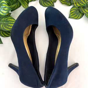 Navy Blue Kitten Heels (Women)