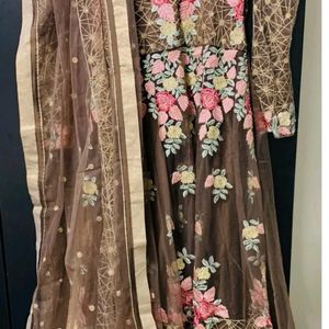 Brown New Design Gown