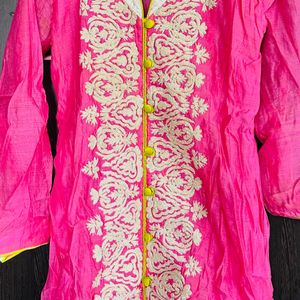 Pink Colour Anarkali Dress