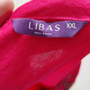 XXL Libas Pink Kurta for Festive/ Daily Wear