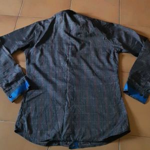 Brown Checked Shirt For Men