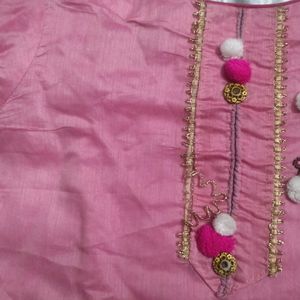 Ethnic Pink Kurta (Women's)