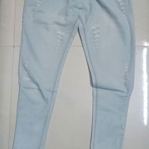 Sky Or Skylash Colour Jeans