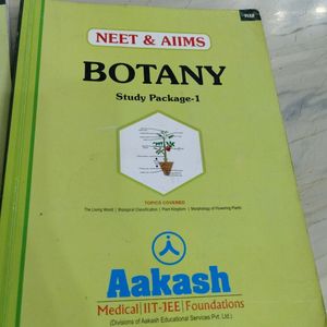 Botany Akash Material (Pack Of 3 Books)