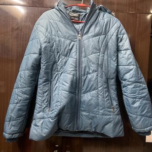 Women Solid Puffer Jacket