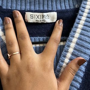 Pinterest Blue Aesthetic Baggy Sweater