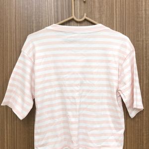 Peach & White T-shirt