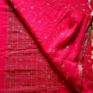 New Red  Bridal Saree