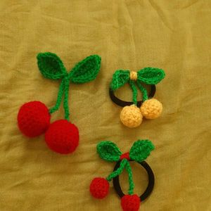 Crochet Cherries