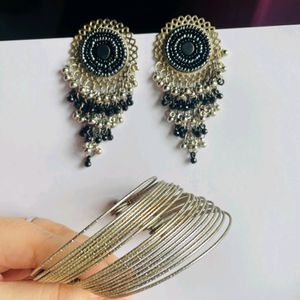 Combo : Earring Set And Bracelet