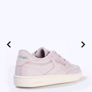 Reebok Leather Lilac Laceup Shoes