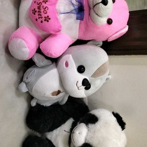 3 Soft Toys