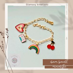 Enamel Charm Bracelet