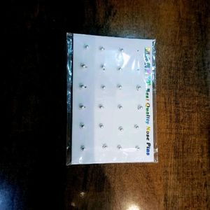 Diamond Pure silver Earring And Nospins (Pairs)