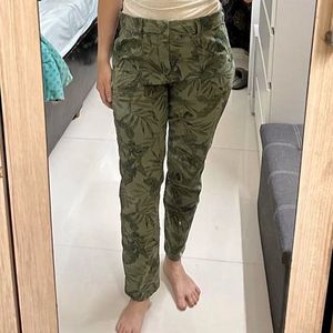 Old Navy Floral Military Trousers