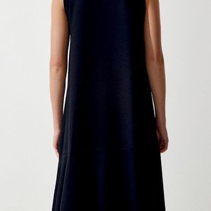 Round Neck A Line Dress