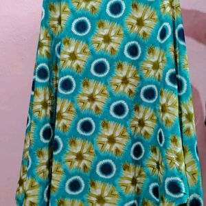 Simple Sea Green Skirt