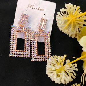 Golden Grace Fancy Earrings 🌸 /JewelleryCo Hub