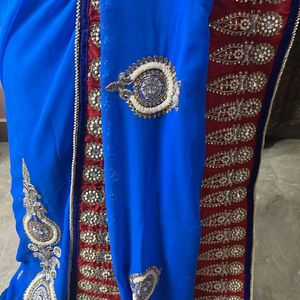 Beautiful Stone Work saree