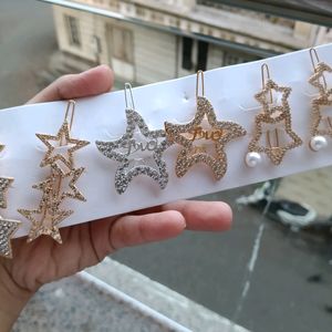 (6 Pcs)Korean Fancy Clips for Women