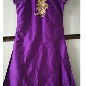 Ethnic Gown With Split