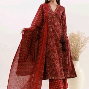 Maroon Kurta Set