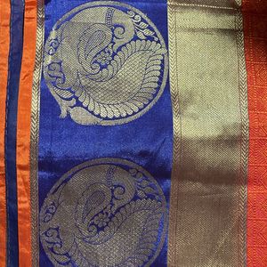 Lowest Price: Festive Sari Orange