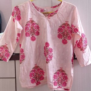 Pink Kurti Top