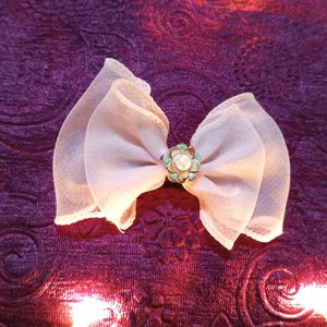 Baby Pink Bow Clip🌸