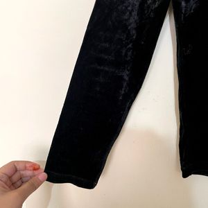 Imported Velvet Black Top