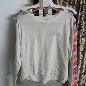 White Top Perfectly Go With Jeans