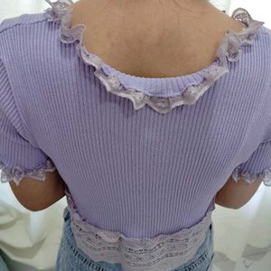 Cute Lavender Top