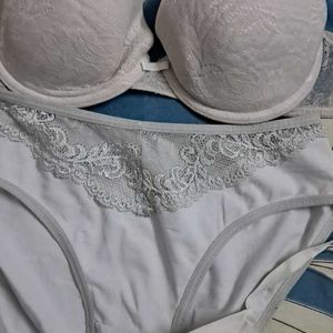 Combo Of Four Imported Fabric Bra N Panty