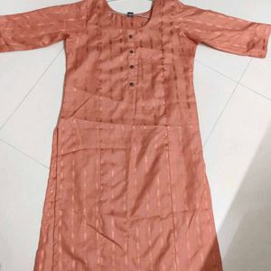 Kurta For Daily Use (Peach Color)