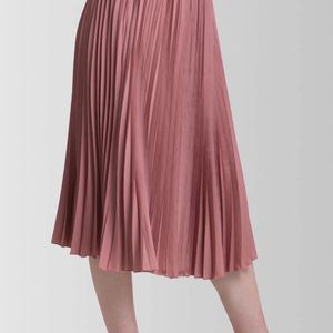 Pink Pleated Skirt