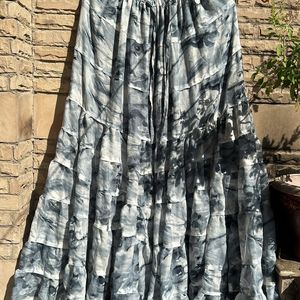 Flowy Tiered Maxi Skirt