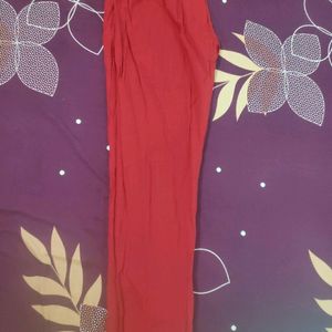 Red Women Streachable Pant