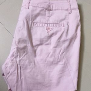 Pink Denim Shorts