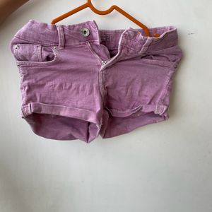 Pink shorts for Women