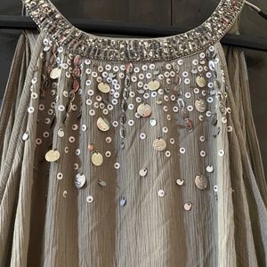 Bead Work Gown