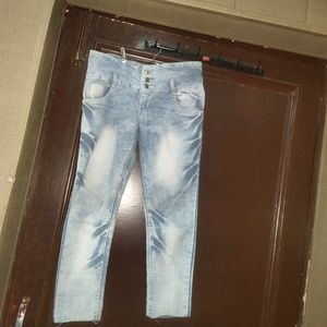 Women Denim Skinny Jeans High Waist