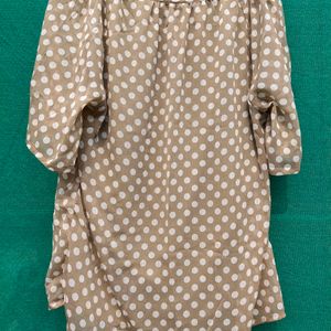 White Spots Top For Women