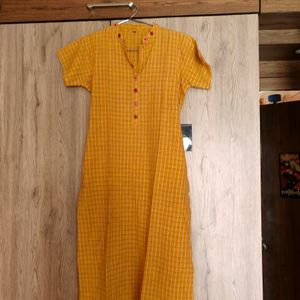 Yellow Daily wear Kurti