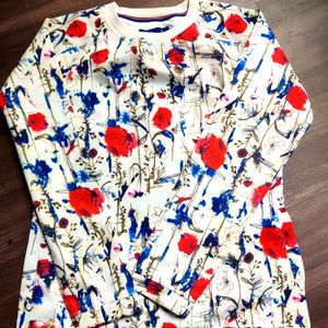 Floral Sweatshirt For Women